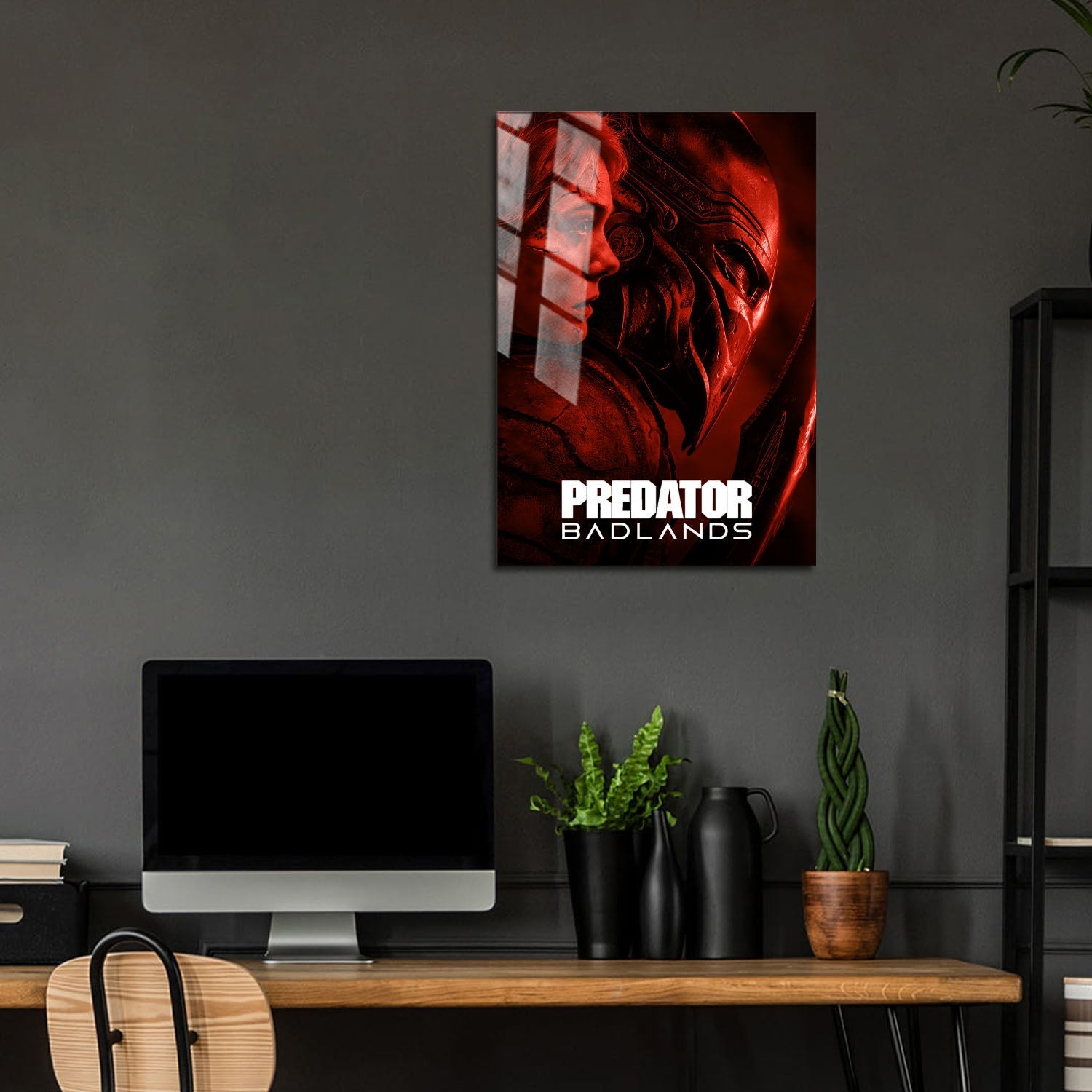 Flex Designs Metal Poster Predator Badlands Teaser 24 x 36" Home Goods - Movie 2025 Movie Metal Poster