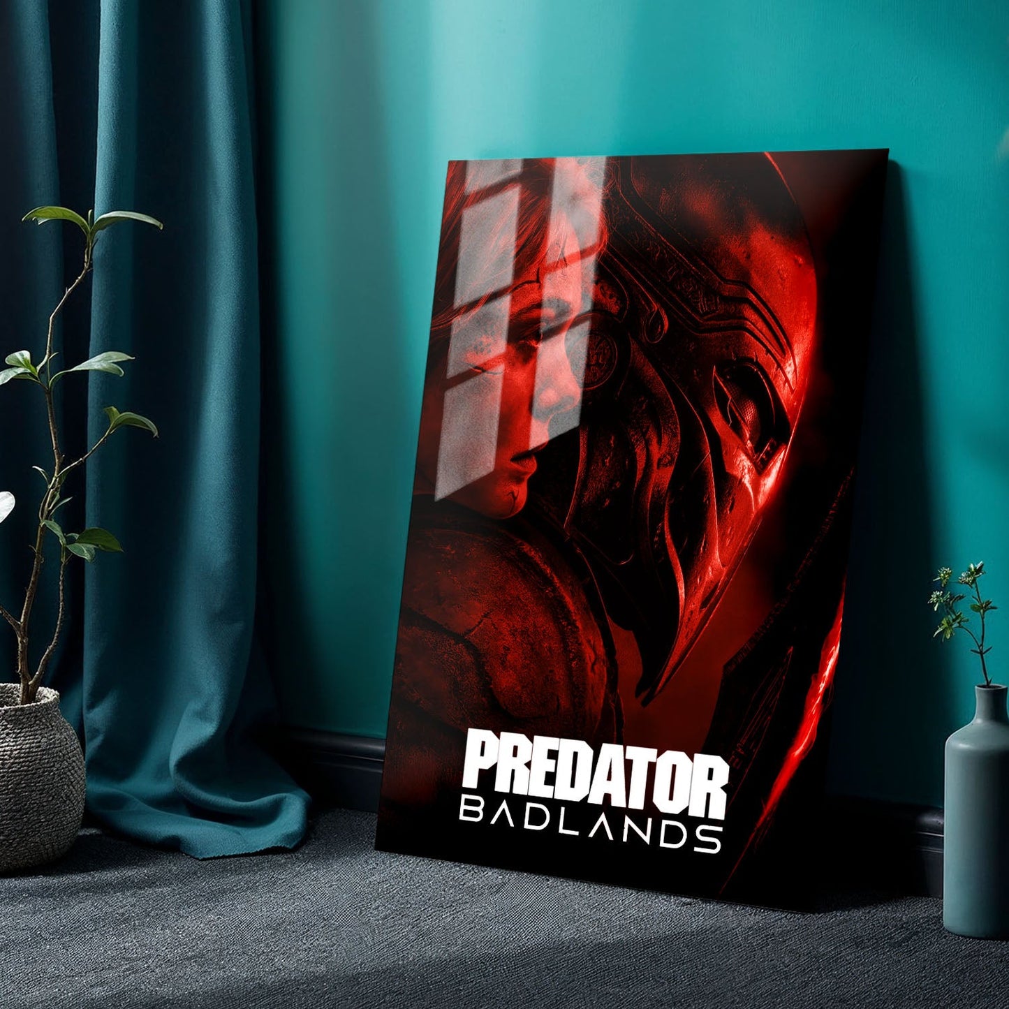 Flex Designs Metal Poster Predator Badlands Teaser 24 x 36" Home Goods - Movie 2025 Movie Metal Poster
