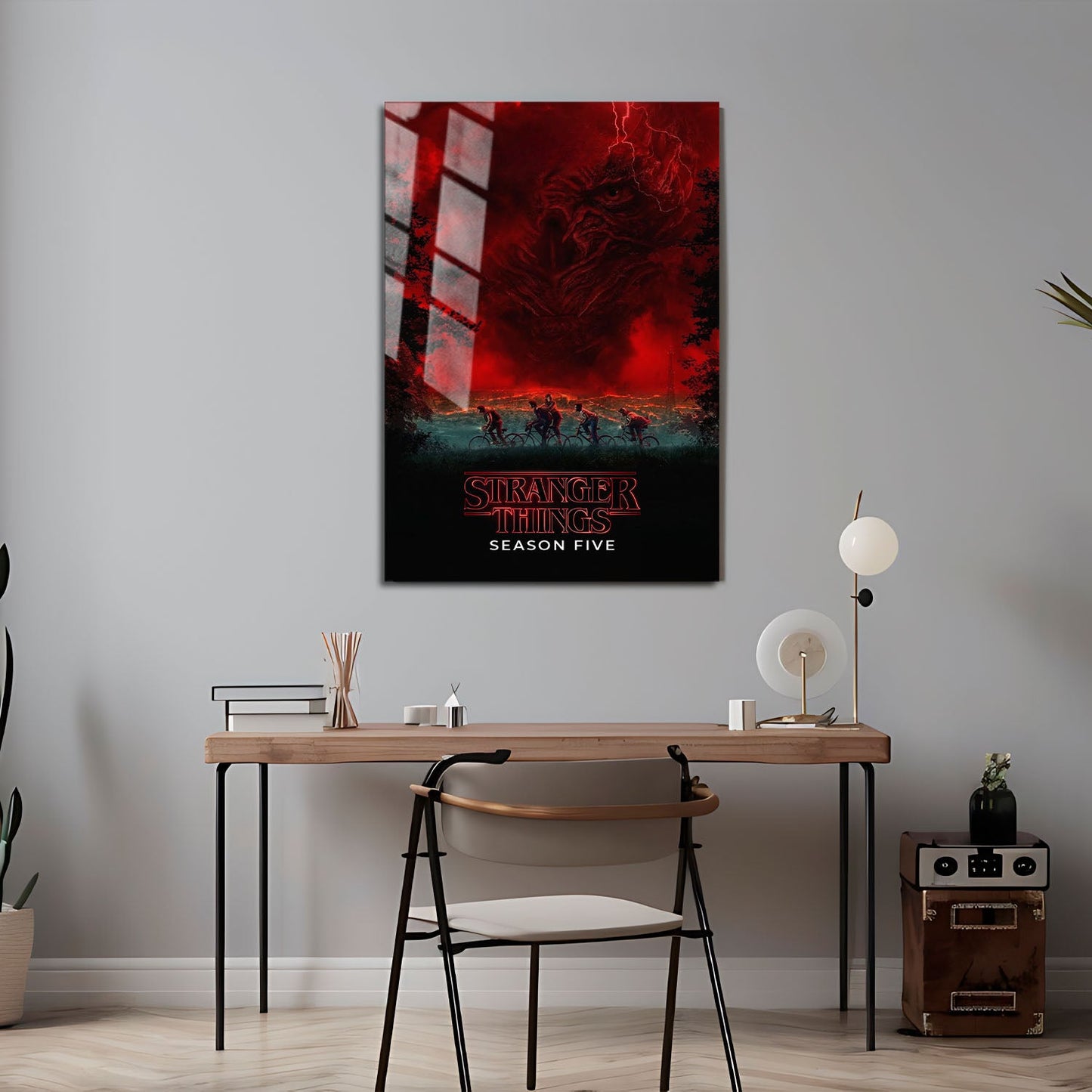 Flex Designs Metal Poster Stranger Things Season 5 5 x 7" Home Goods - TV Show 2016 TV Show Metal Poster