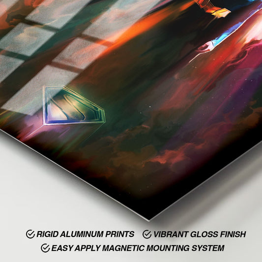 Flex Designs Metal Poster Supergirl Key Art 11 x 17" Home Goods - Movie 2026 Movie Metal Poster