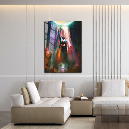 Flex Designs Metal Poster Supergirl Key Art 16 x 24" Home Goods - Movie 2026 Movie Metal Poster