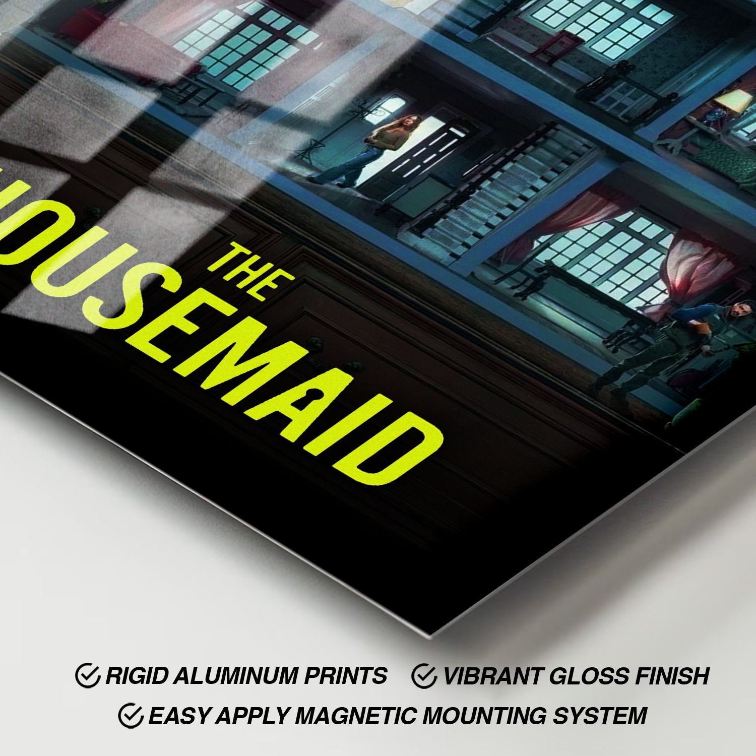 Flex Designs Metal Poster The Housemaid Minimalist 11 x 17" Home Goods - Movie 2025 Movie Metal Poster