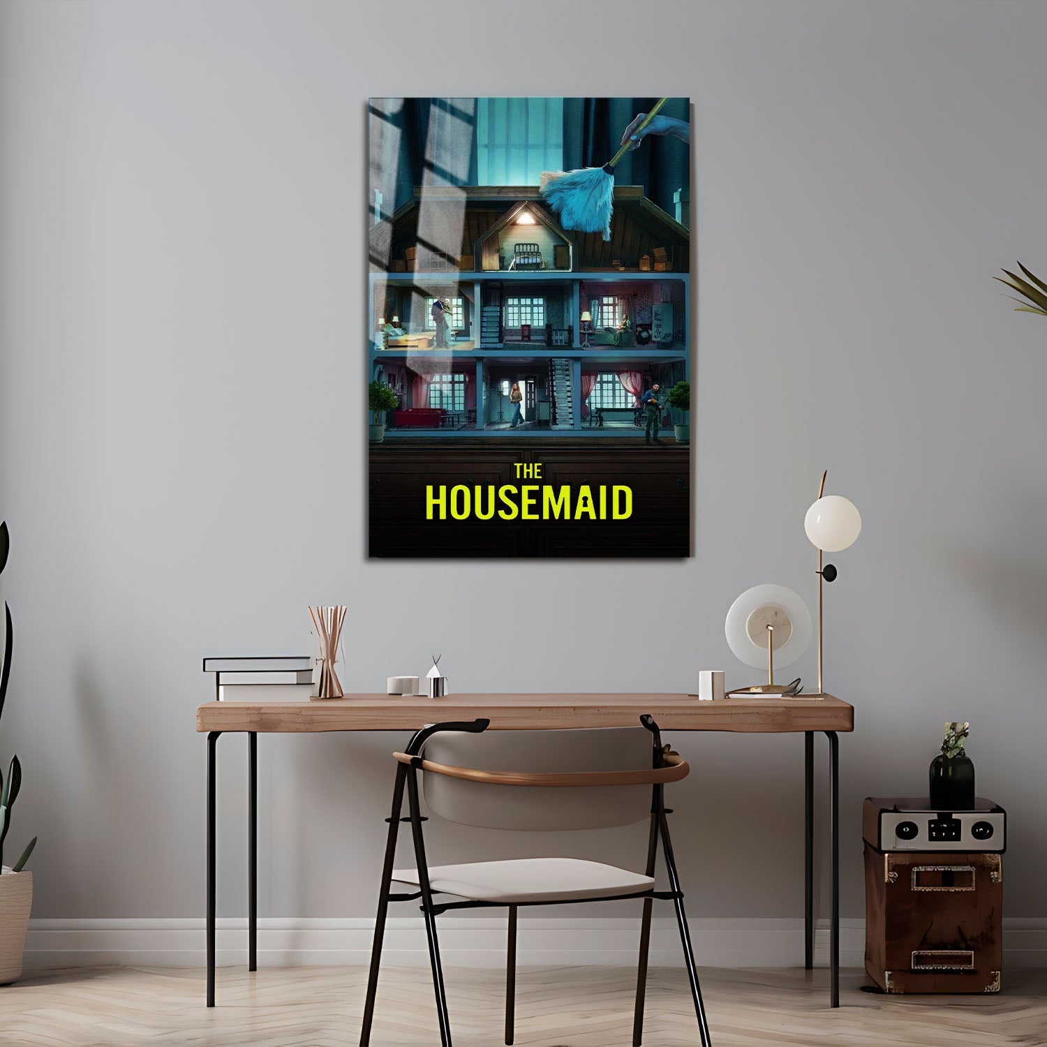 Flex Designs Metal Poster The Housemaid Minimalist 5 x 7" Home Goods - Movie 2025 Movie Metal Poster