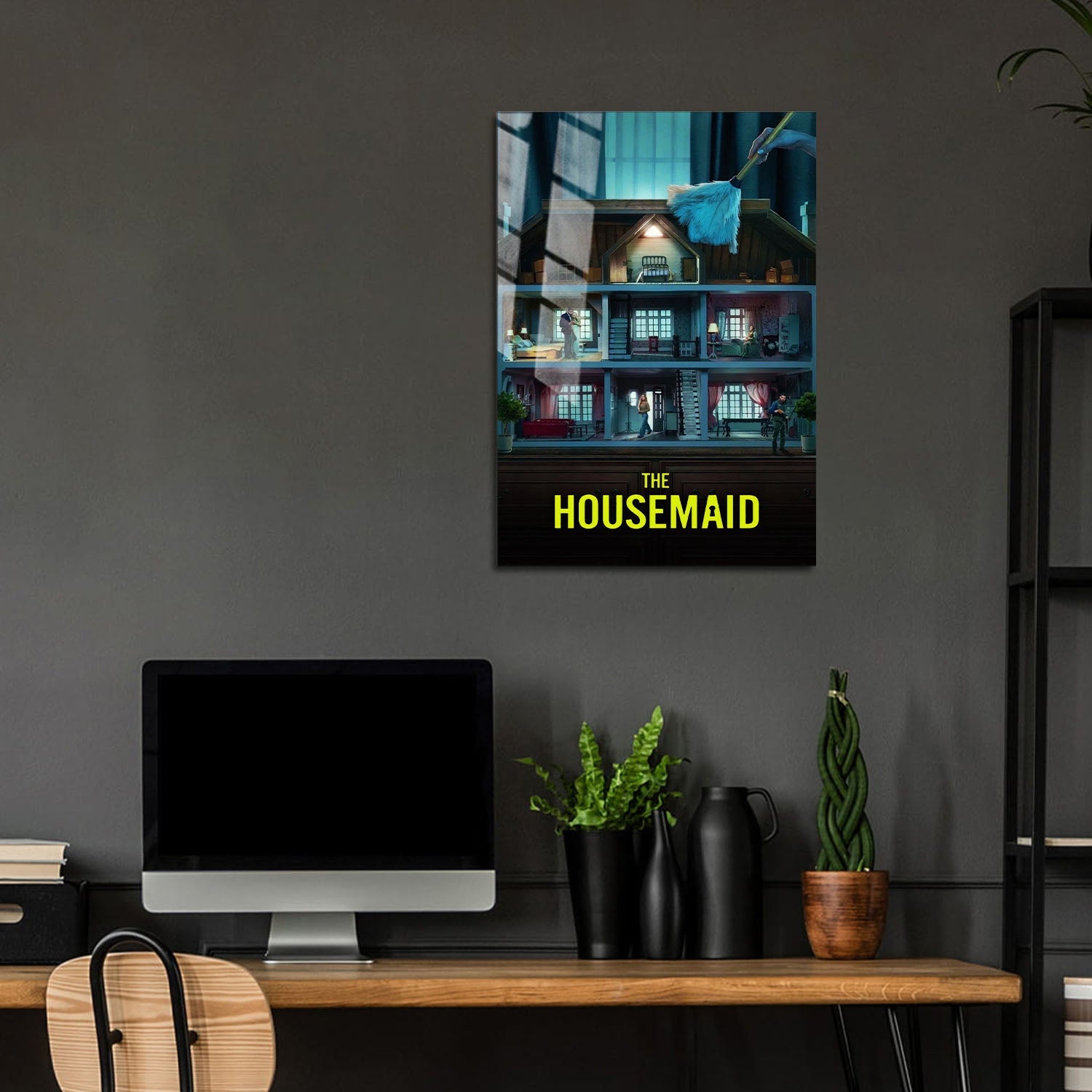 Flex Designs Metal Poster The Housemaid Minimalist 24 x 36" Home Goods - Movie 2025 Movie Metal Poster