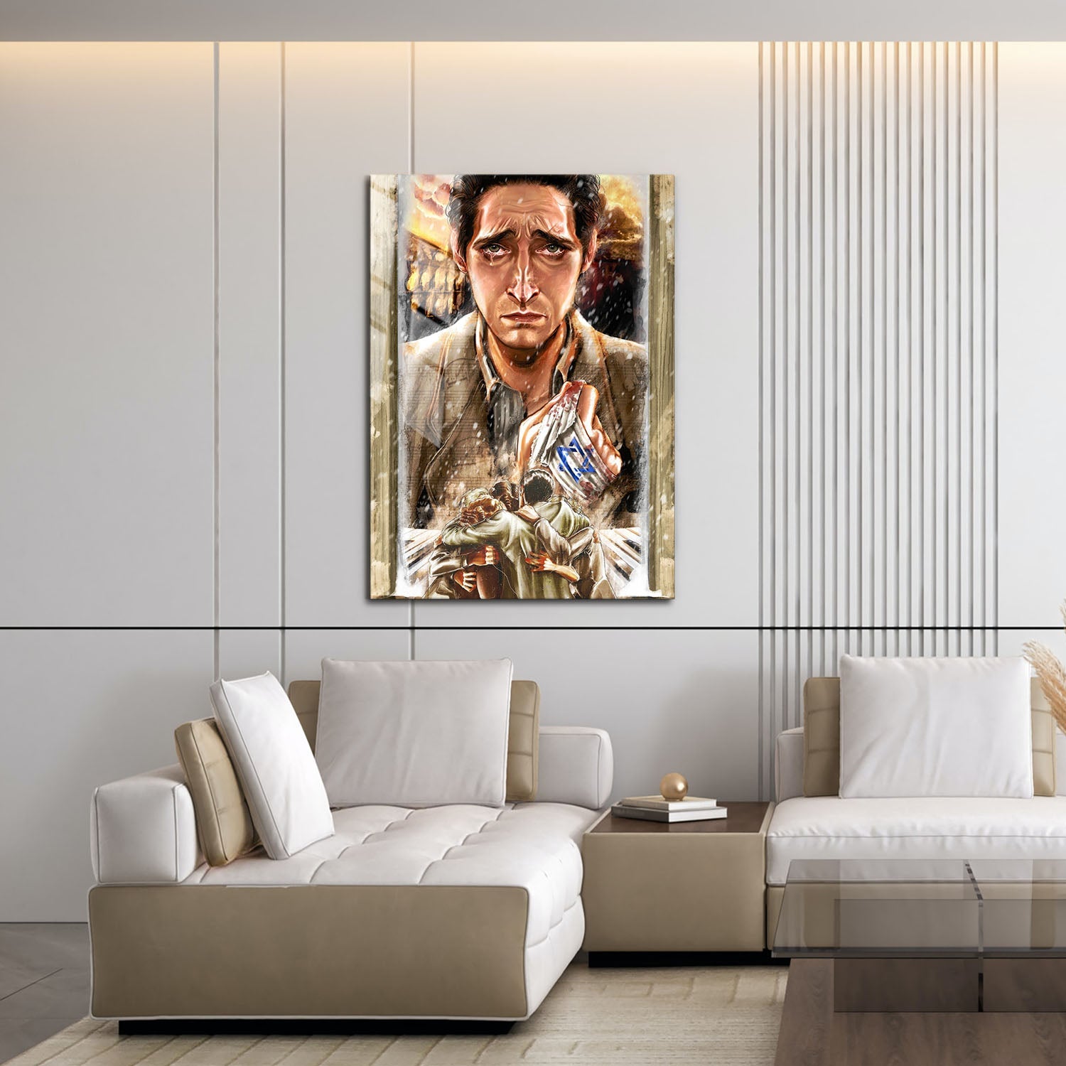 Flex Designs Metal Poster The Pianist 16 x 24" Home Goods - Movie 2002 Movie Metal Poster