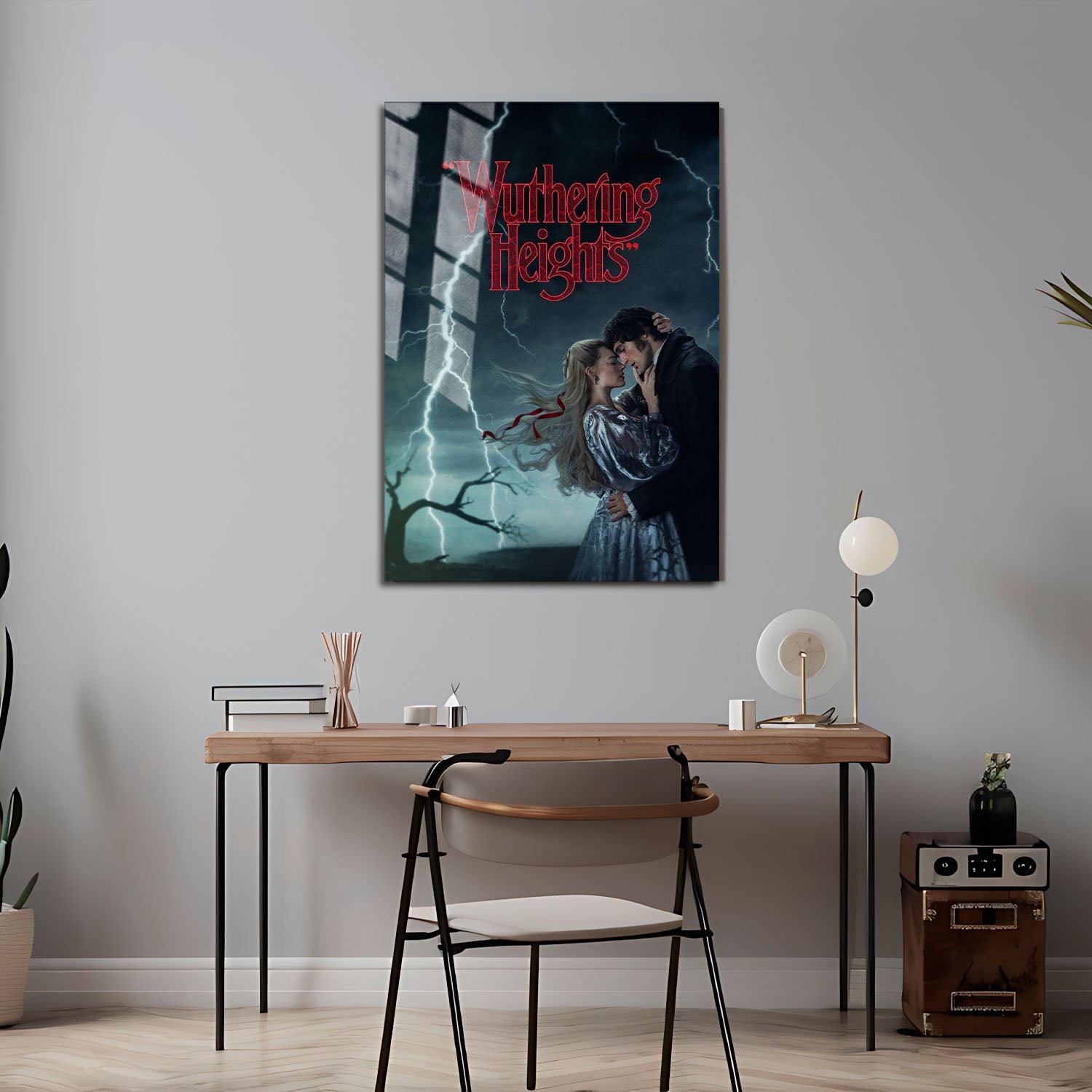 Flex Designs Metal Poster Wuthering Heights Theatrical 5 x 7" Home Goods - Movie 2026 Movie Metal Poster