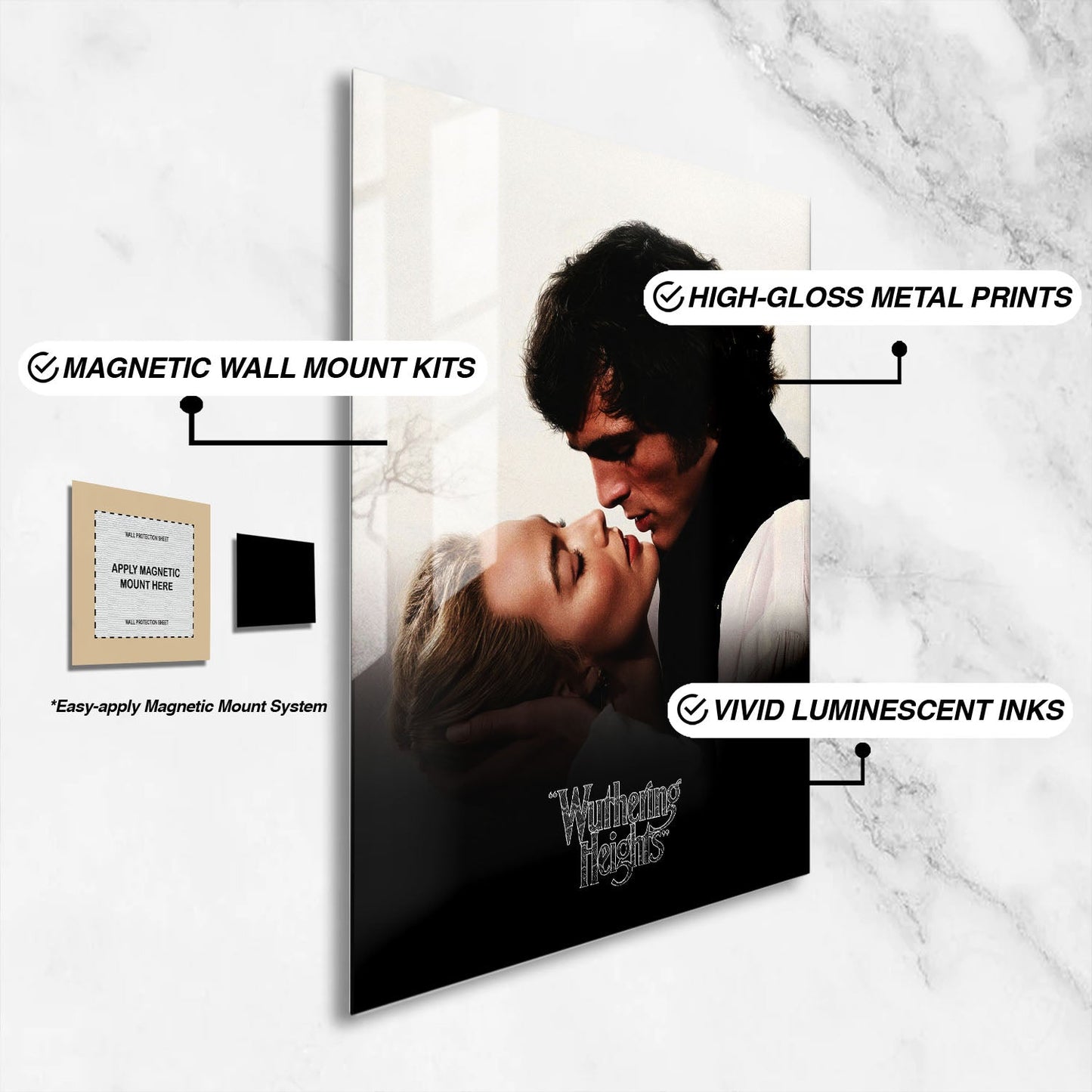 Flex Designs Metal Poster Wuthering Heights 16 x 24" Home Goods - Movie 2026 Movie Metal Poster