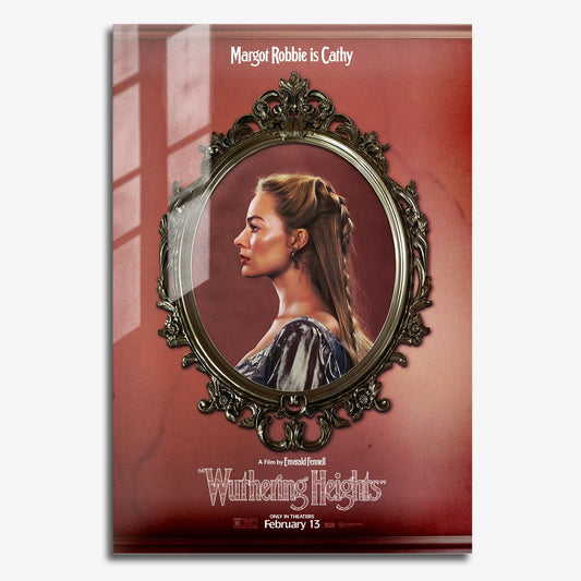 Flex Designs Metal Poster Wuthering Heights Cathy 11 x 17" Home Goods - Movie 2026 Movie Metal Poster