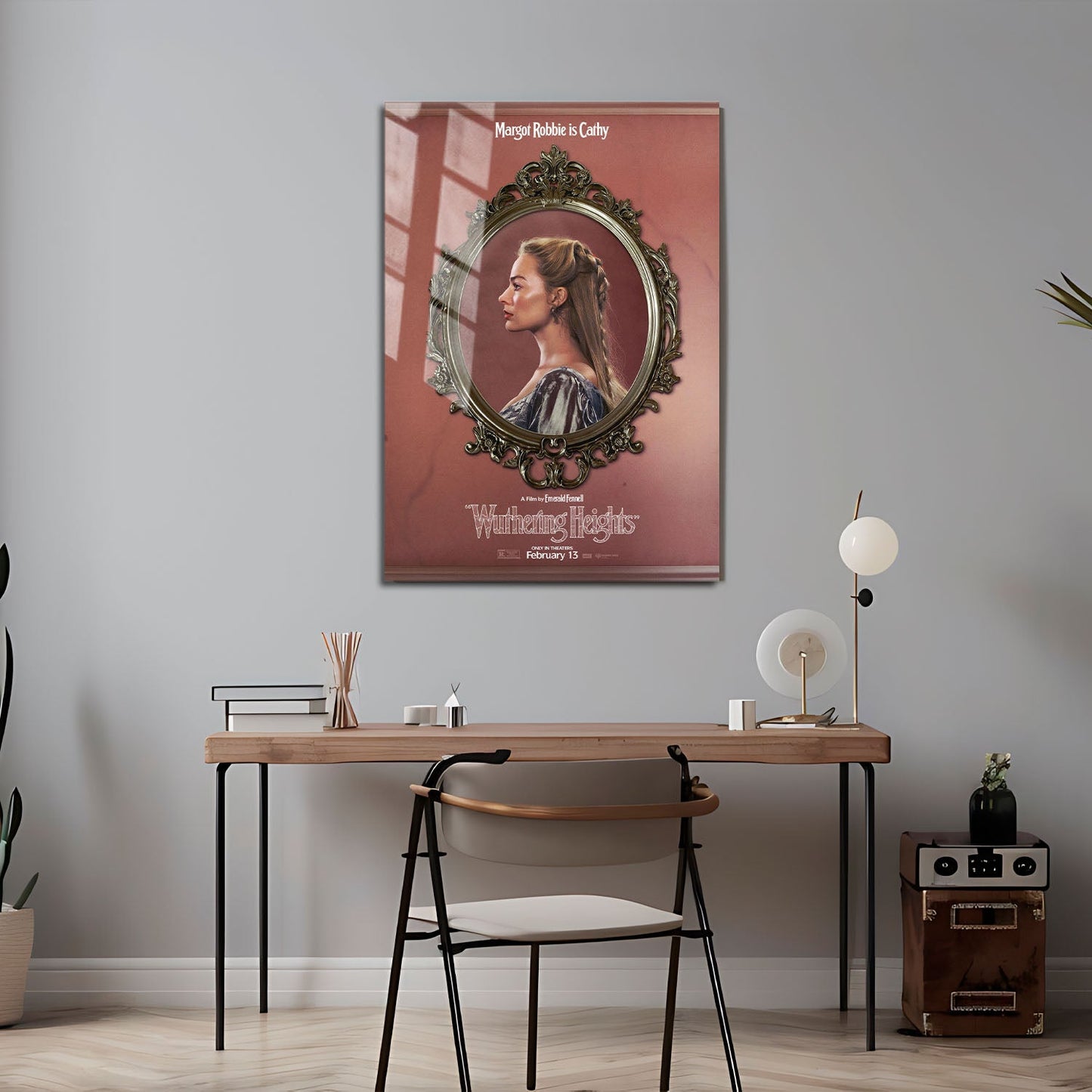 Flex Designs Metal Poster Wuthering Heights Cathy 5 x 7" Home Goods - Movie 2026 Movie Metal Poster