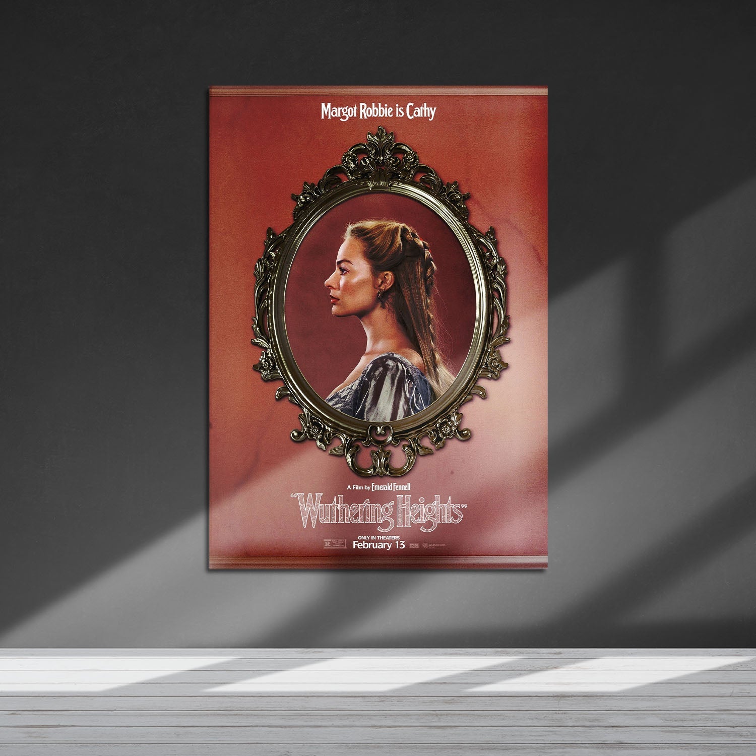 Flex Designs Metal Poster Wuthering Heights Cathy 5 x 7" Home Goods - Movie 2026 Movie Metal Poster