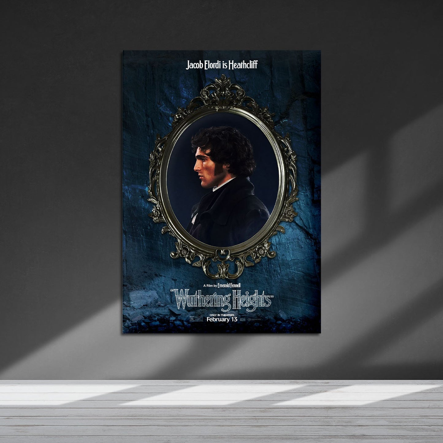 Flex Designs Metal Poster Wuthering Heights Heathcliff 5 x 7" Home Goods - Movie 2026 Movie Metal Poster