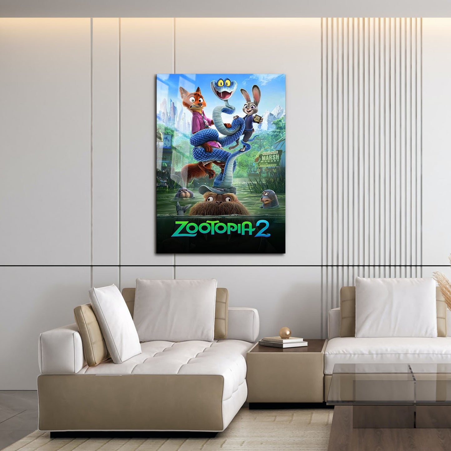 Flex Designs Metal Poster Zootopia 2 Swamp 16 x 24" Home Goods - Movie 2025 Movie Metal Poster