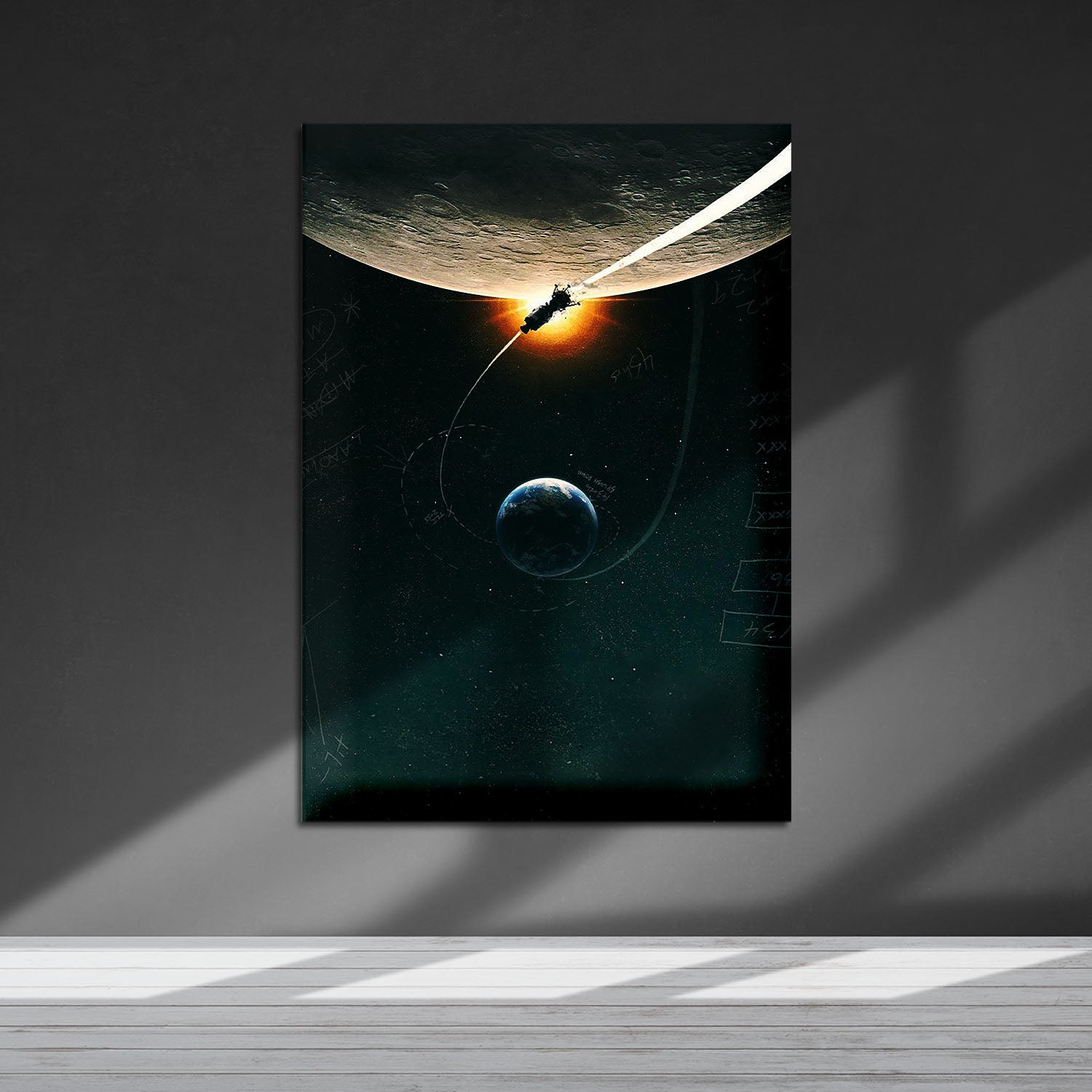 Flex Designs Metal Poster Apollo 13 5 x 7" Home Goods - Movie 1995 Movie Metal Poster