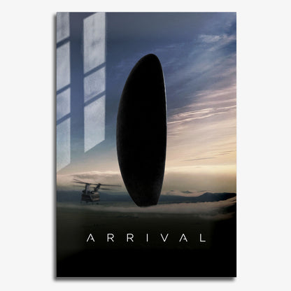 Flex Designs Metal Poster Arrival Cinematic 11 x 17" Home Goods - Movie 2016 Movie Metal Poster