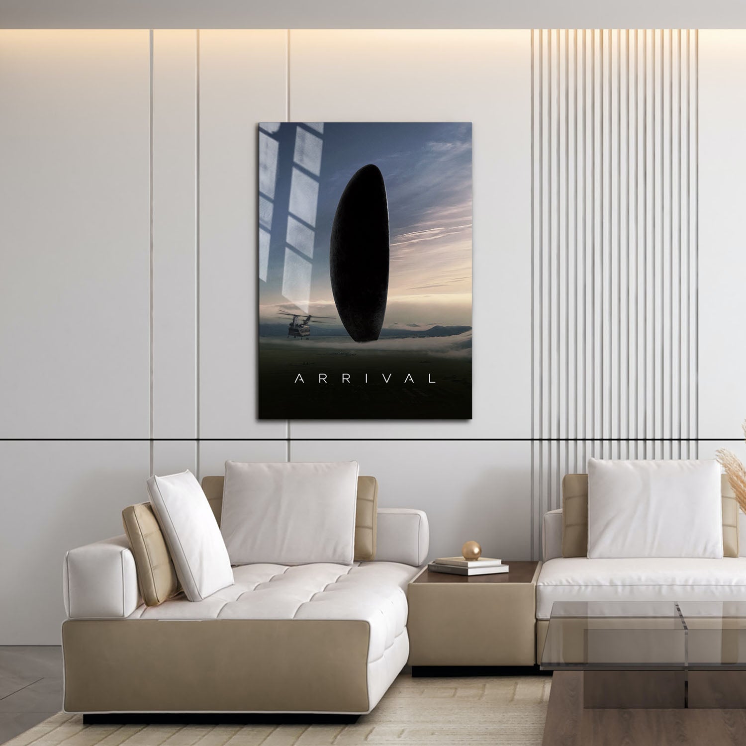 Flex Designs Metal Poster Arrival Cinematic 16 x 24" Home Goods - Movie 2016 Movie Metal Poster