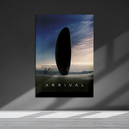 Flex Designs Metal Poster Arrival Cinematic 5 x 7" Home Goods - Movie 2016 Movie Metal Poster