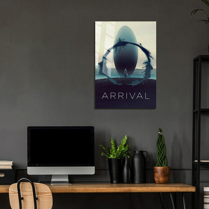 Flex Designs Metal Poster Arrival Cartoon 24 x 36" Home Goods - Movie 2016 Movie Metal Poster