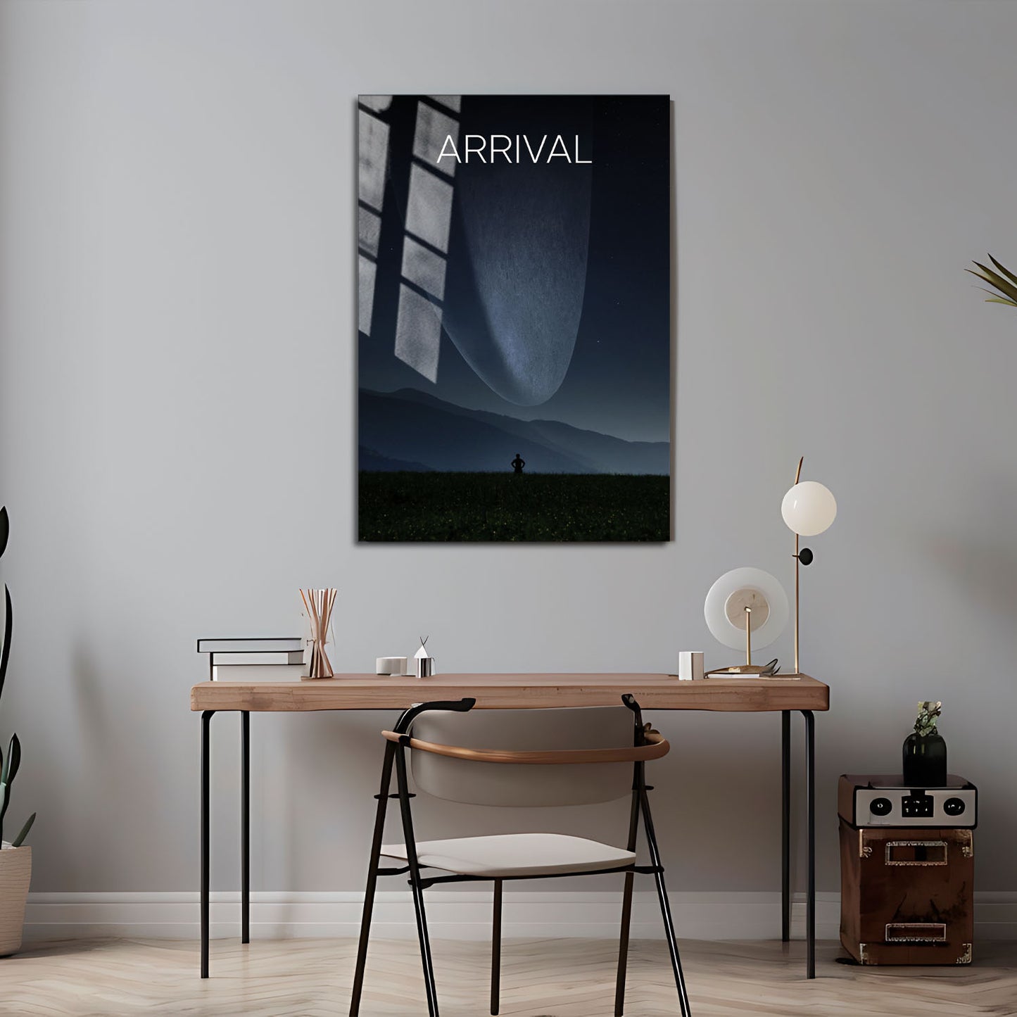 Flex Designs Metal Poster Arrival Simple 5 x 7" Home Goods - Movie 2016 Movie Metal Poster