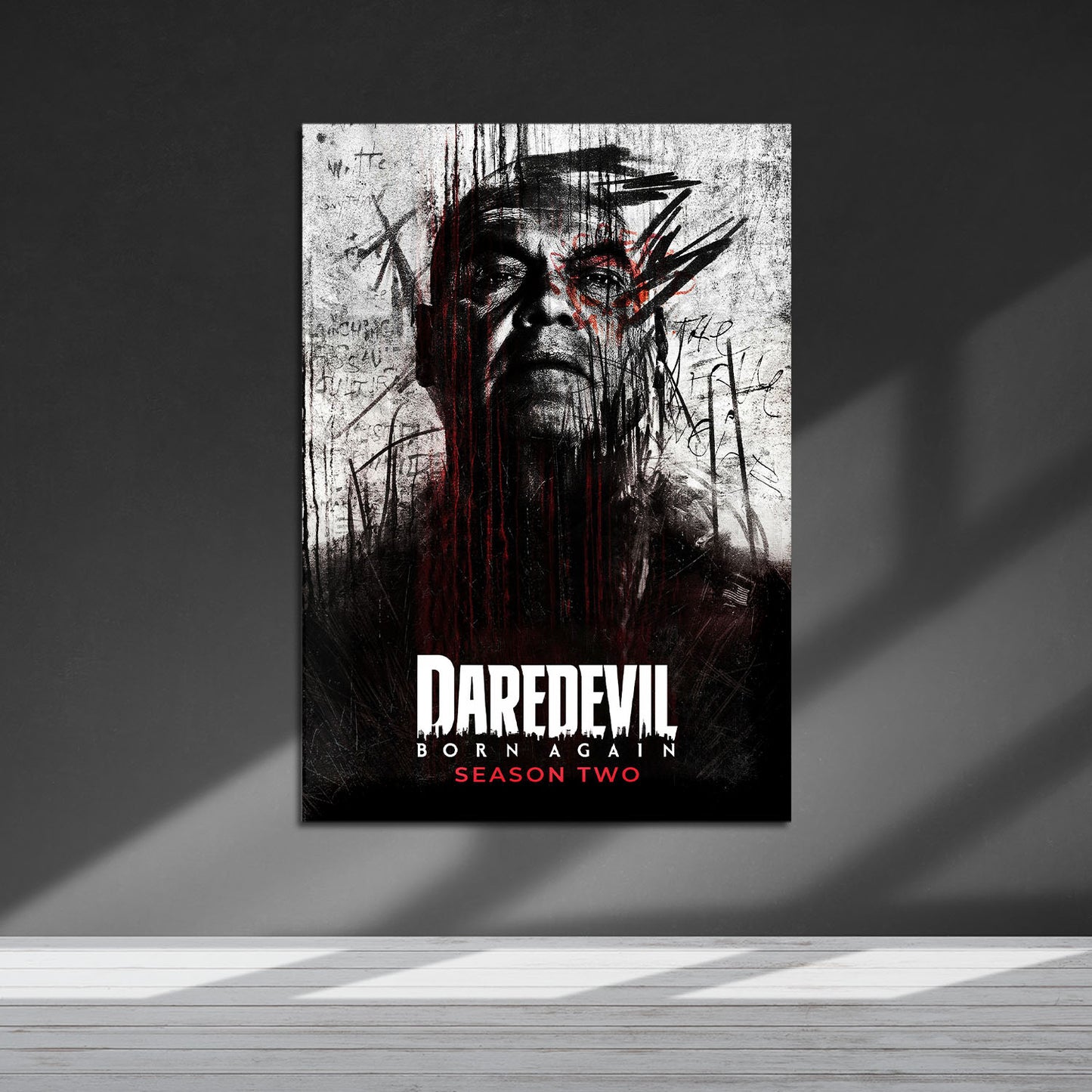 Flex Designs Metal Poster Daredevil Born Again Season 2 5 x 7" Home Goods - TV Show 2025 TV Show Metal Poster