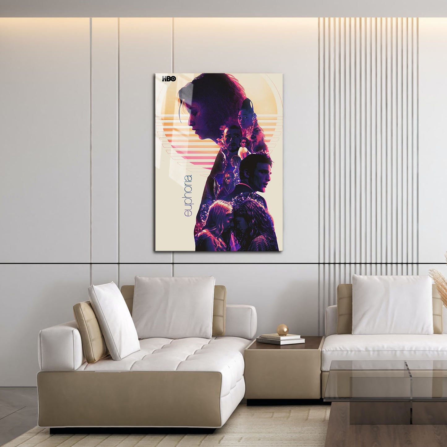 Flex Designs Metal Poster Euphoria Cartoon 16 x 24" Home Goods - TV Show 2019 TV Show Metal Poster