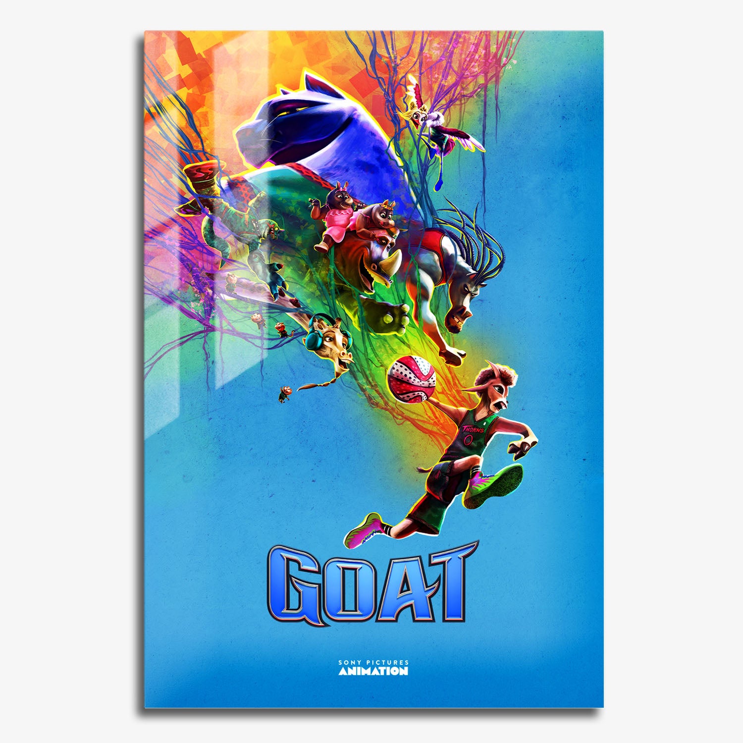 Flex Designs Metal Poster GOAT Cinematic 11 x 17" Home Goods - Movie 2026 Movie Metal Poster