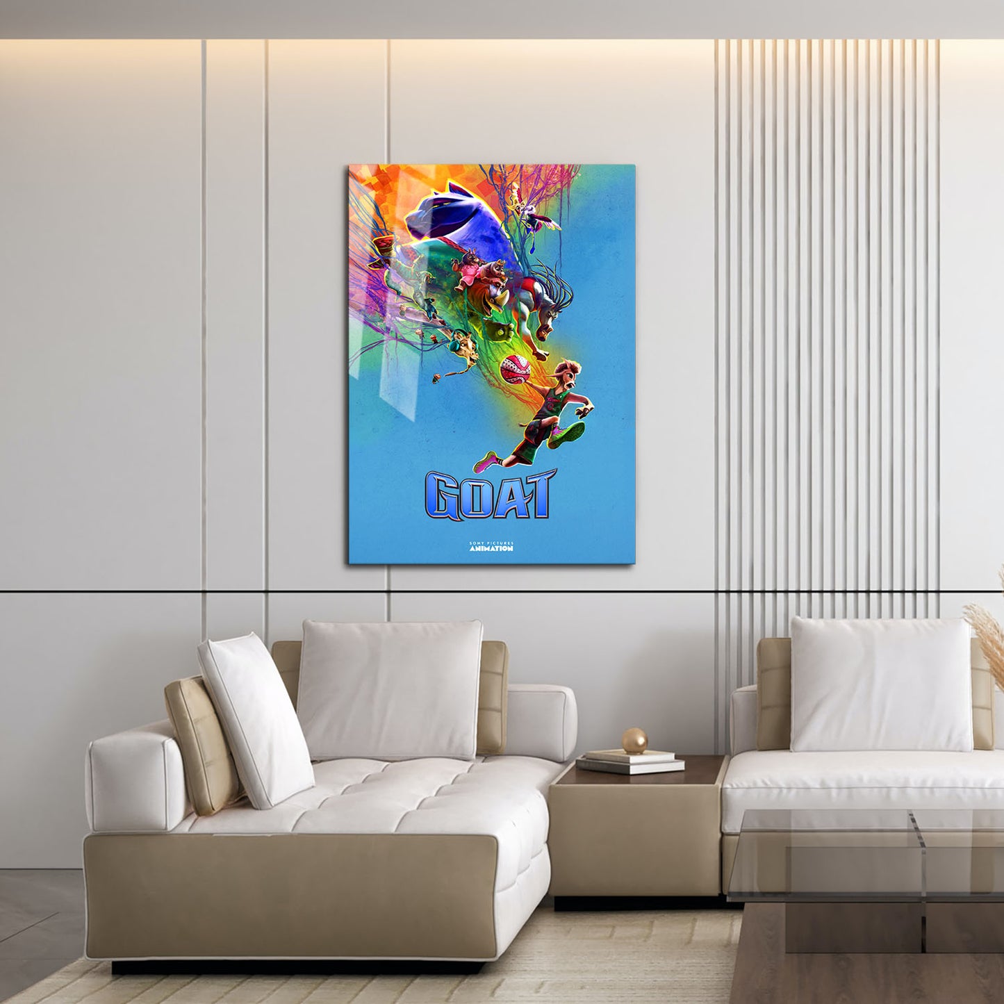 Flex Designs Metal Poster GOAT Cinematic 16 x 24" Home Goods - Movie 2026 Movie Metal Poster
