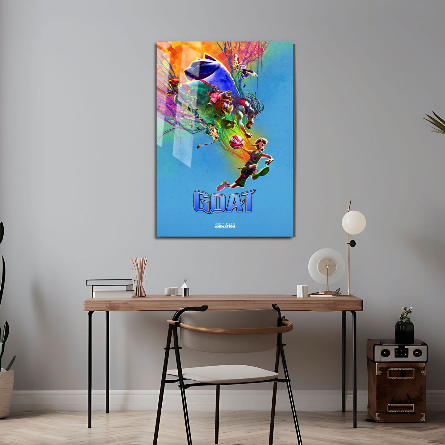 Flex Designs Metal Poster GOAT Cinematic 5 x 7" Home Goods - Movie 2026 Movie Metal Poster