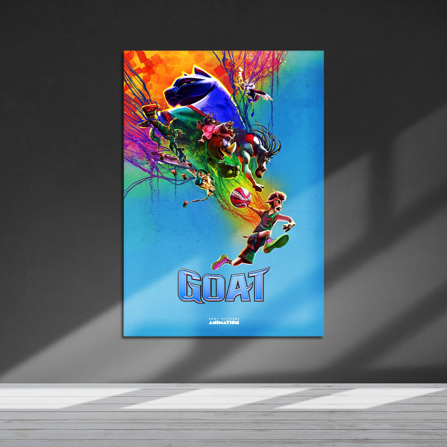 Flex Designs Metal Poster GOAT Cinematic 5 x 7" Home Goods - Movie 2026 Movie Metal Poster