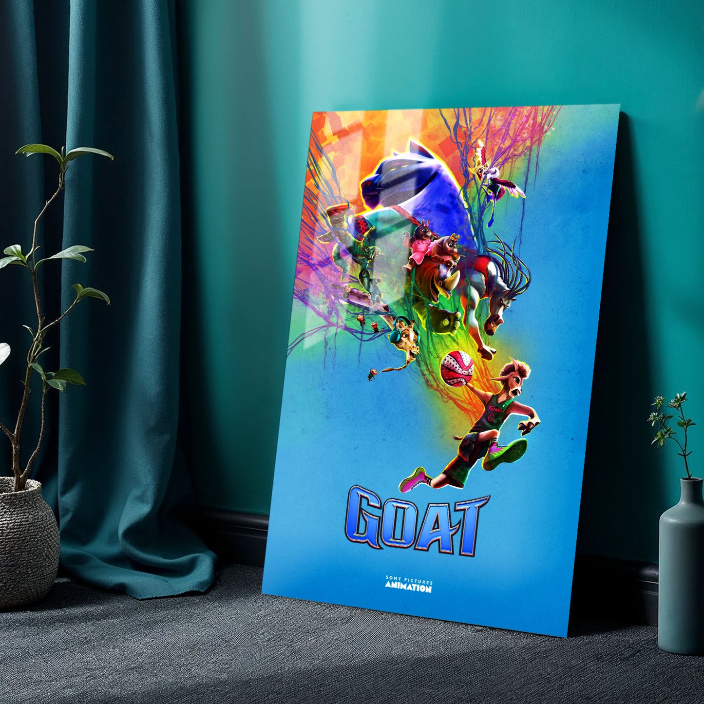 Flex Designs Metal Poster GOAT Cinematic 24 x 36" Home Goods - Movie 2026 Movie Metal Poster