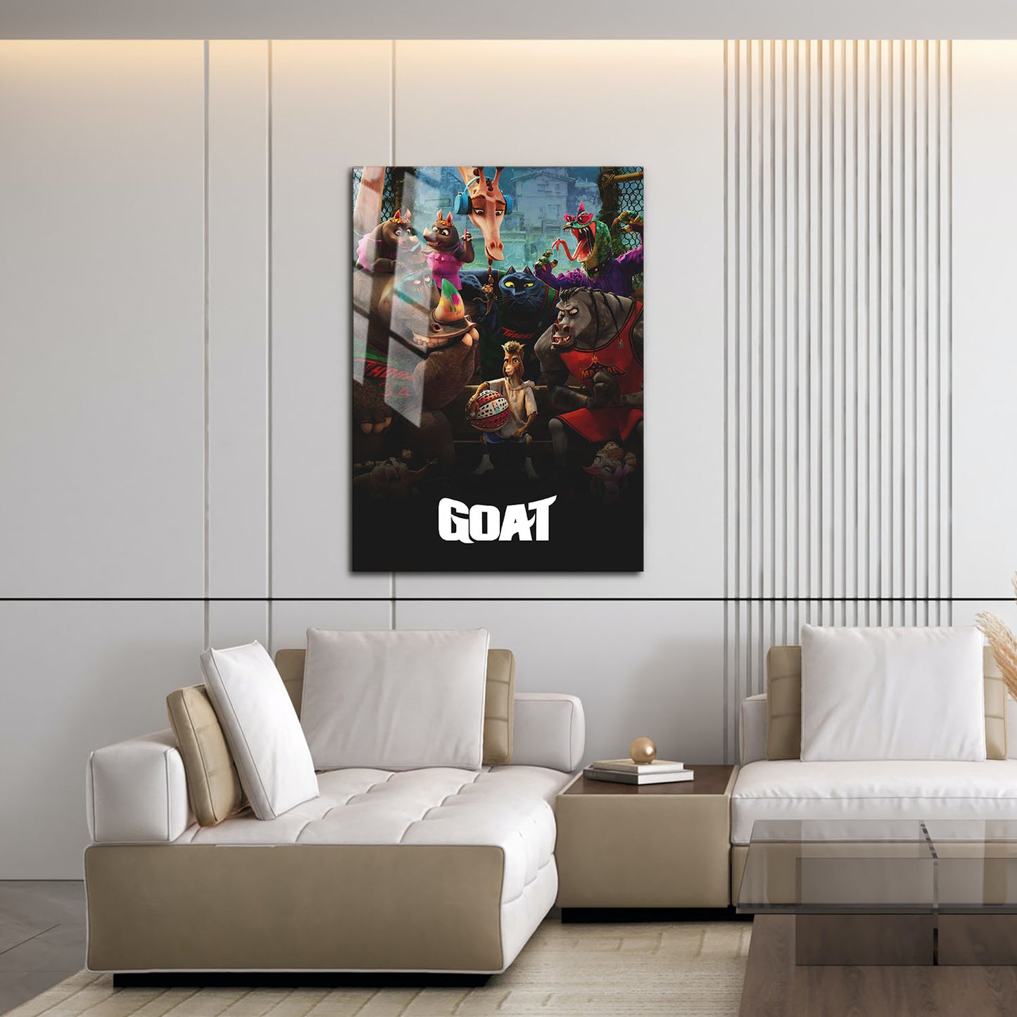 Flex Designs Metal Poster GOAT Theatrical 16 x 24" Home Goods - Movie 2026 Movie Metal Poster