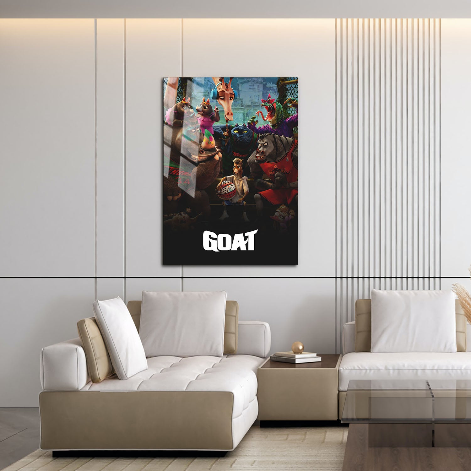 Flex Designs Metal Poster GOAT Theatrical 16 x 24" Home Goods - Movie 2026 Movie Metal Poster