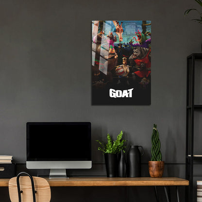 Flex Designs Metal Poster GOAT Theatrical 24 x 36" Home Goods - Movie 2026 Movie Metal Poster