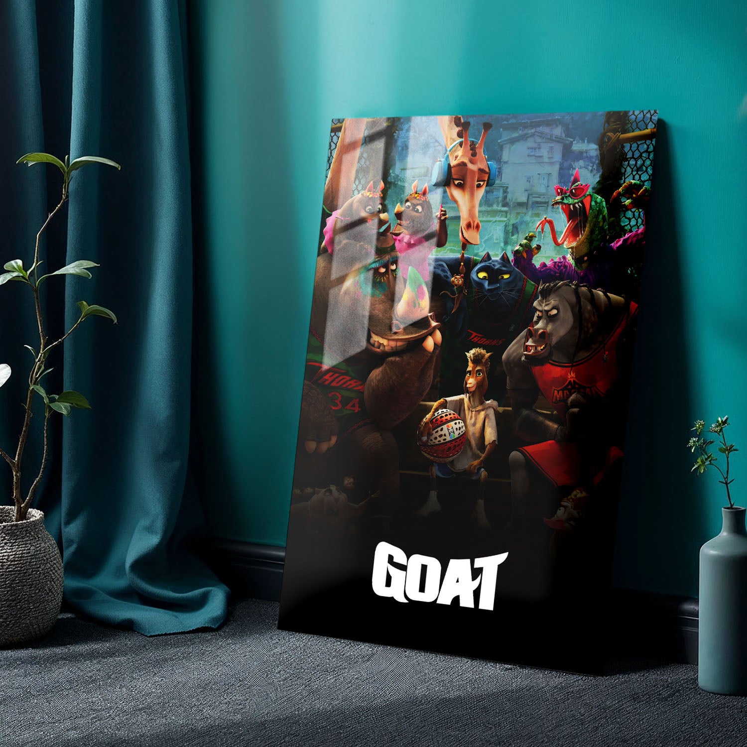 Flex Designs Metal Poster GOAT Theatrical 24 x 36" Home Goods - Movie 2026 Movie Metal Poster