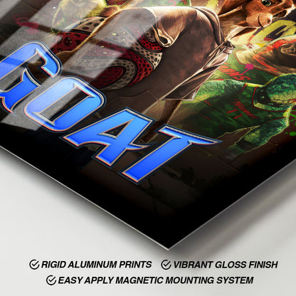 Flex Designs Metal Poster GOAT Cover 11 x 17" Home Goods - Movie 2026 Movie Metal Poster