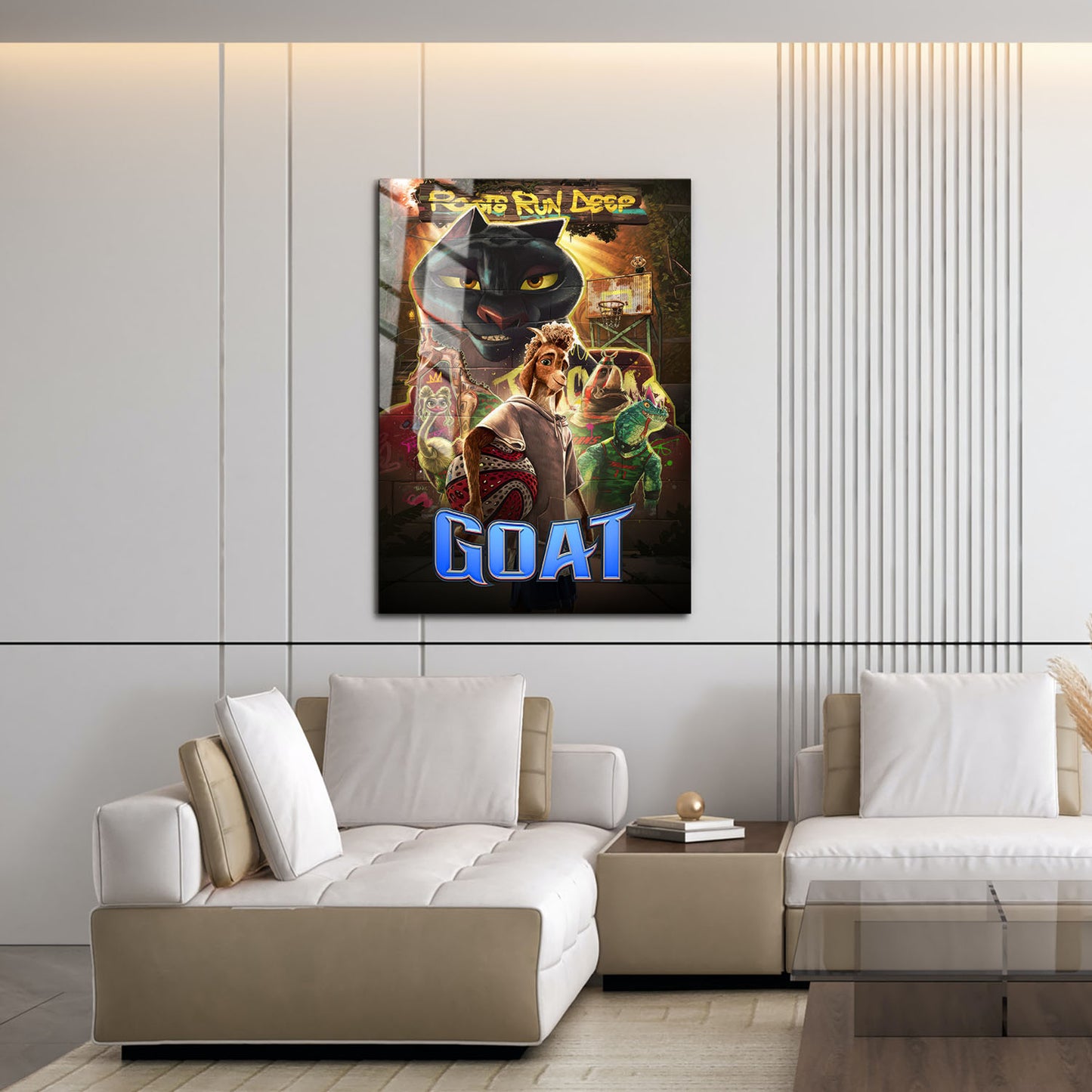 Flex Designs Metal Poster GOAT Cover 16 x 24" Home Goods - Movie 2026 Movie Metal Poster