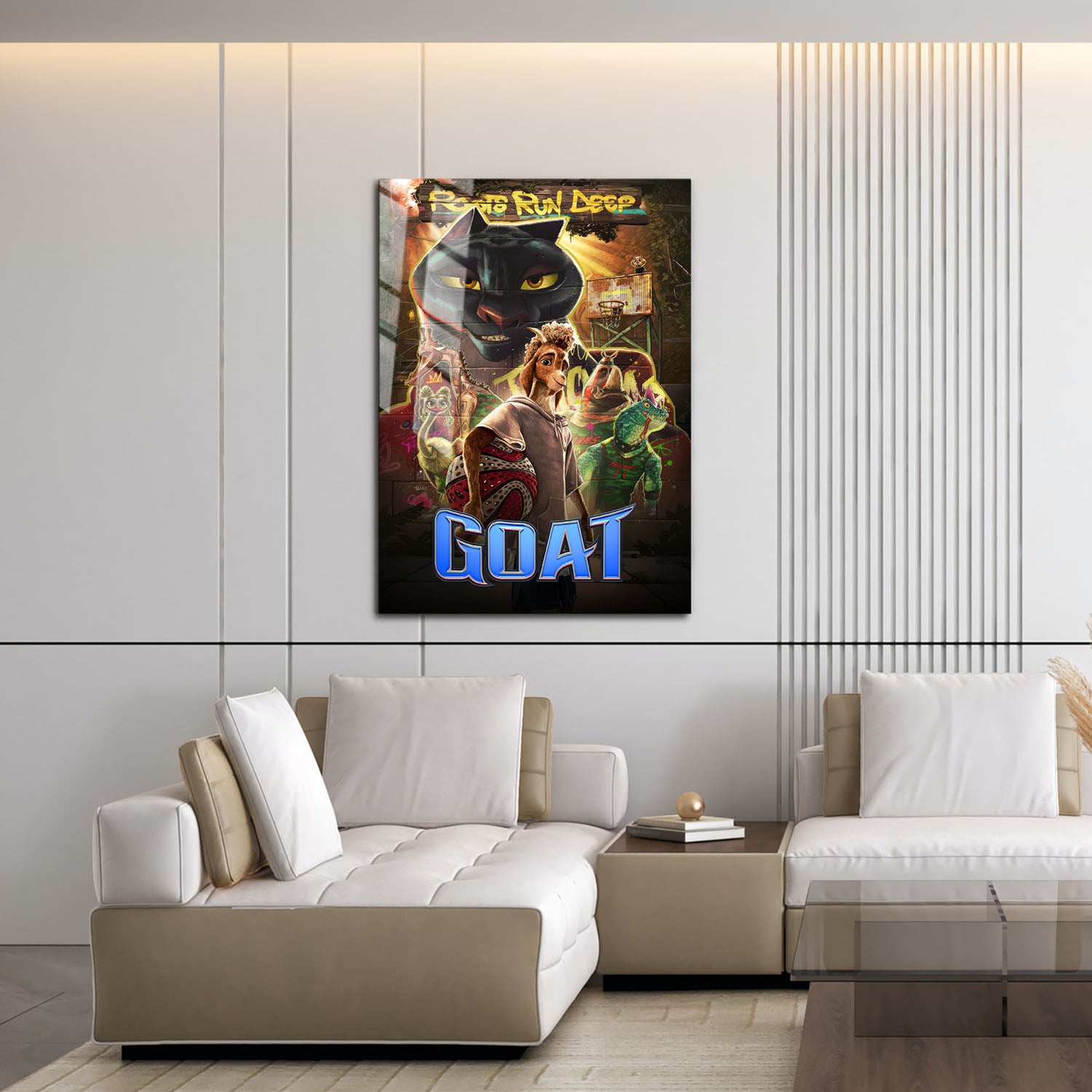 Flex Designs Metal Poster GOAT Cover 16 x 24" Home Goods - Movie 2026 Movie Metal Poster