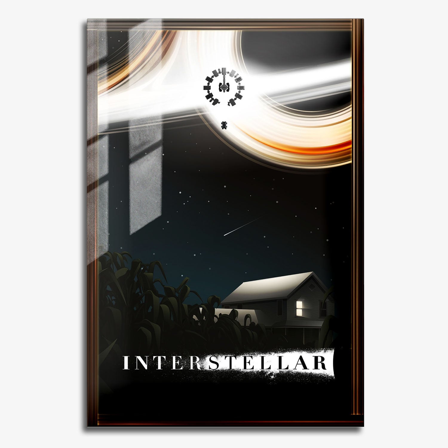 Flex Designs Metal Poster Interstellar Cartoon 11 x 17" Home Goods - Movie 2014 Movie Metal Poster