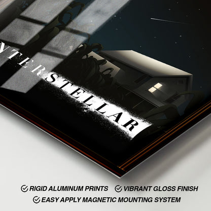 Flex Designs Metal Poster Interstellar Cartoon 11 x 17" Home Goods - Movie 2014 Movie Metal Poster
