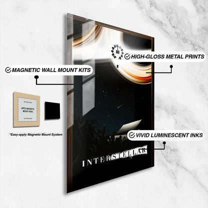Flex Designs Metal Poster Interstellar Cartoon 16 x 24" Home Goods - Movie 2014 Movie Metal Poster