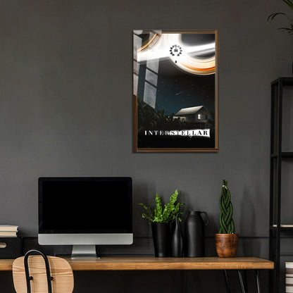 Flex Designs Metal Poster Interstellar Cartoon 24 x 36" Home Goods - Movie 2014 Movie Metal Poster