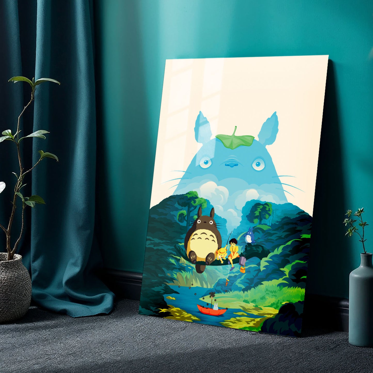 Flex Designs Metal Poster My Neighbor Totoro Sketch 24 x 36" Home Goods - Movie 1988 Movie Metal Poster