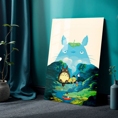 Flex Designs Metal Poster My Neighbor Totoro Sketch 24 x 36" Home Goods - Movie 1988 Movie Metal Poster