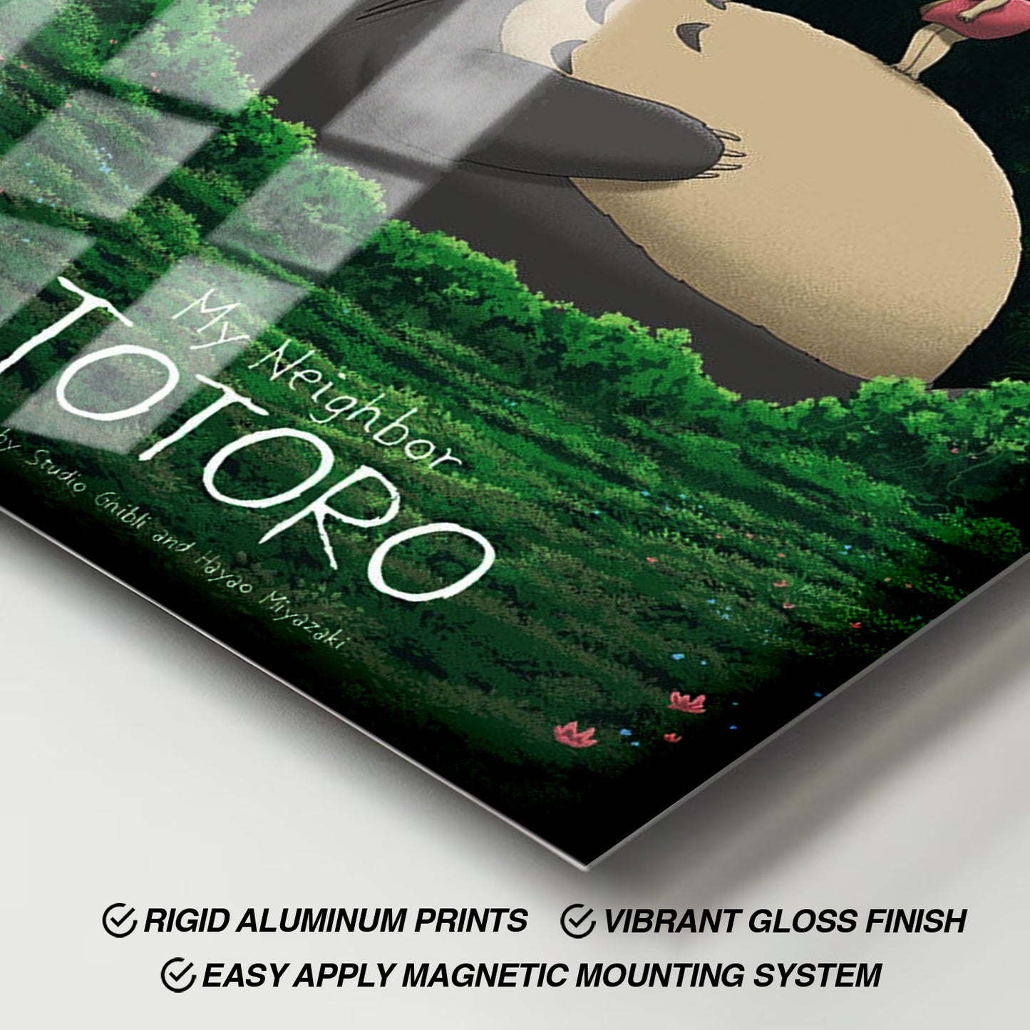 Flex Designs Metal Poster My Neighbor Totoro Theatrical 11 x 17" Home Goods - Movie 1988 Movie Metal Poster