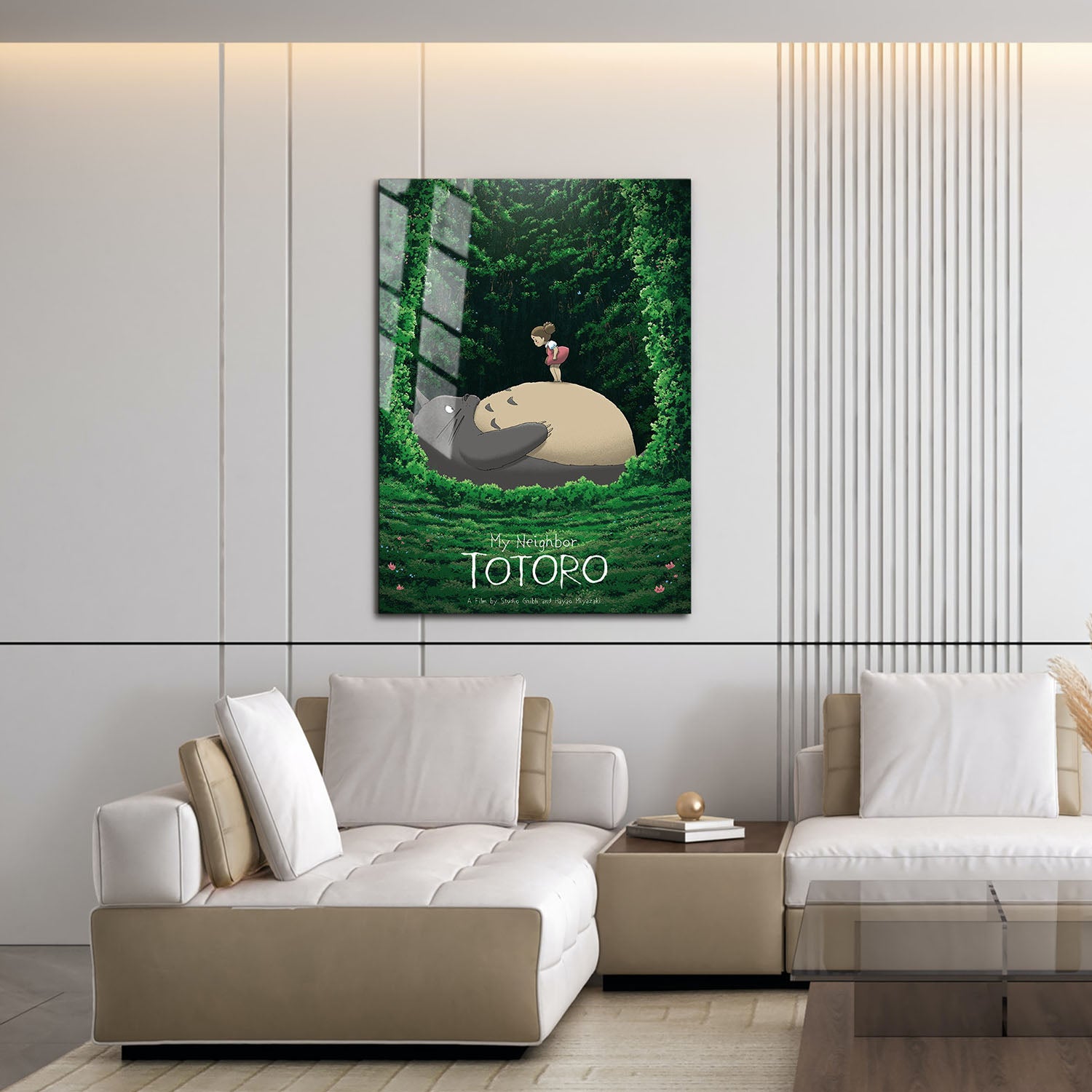 Flex Designs Metal Poster My Neighbor Totoro Theatrical 16 x 24" Home Goods - Movie 1988 Movie Metal Poster