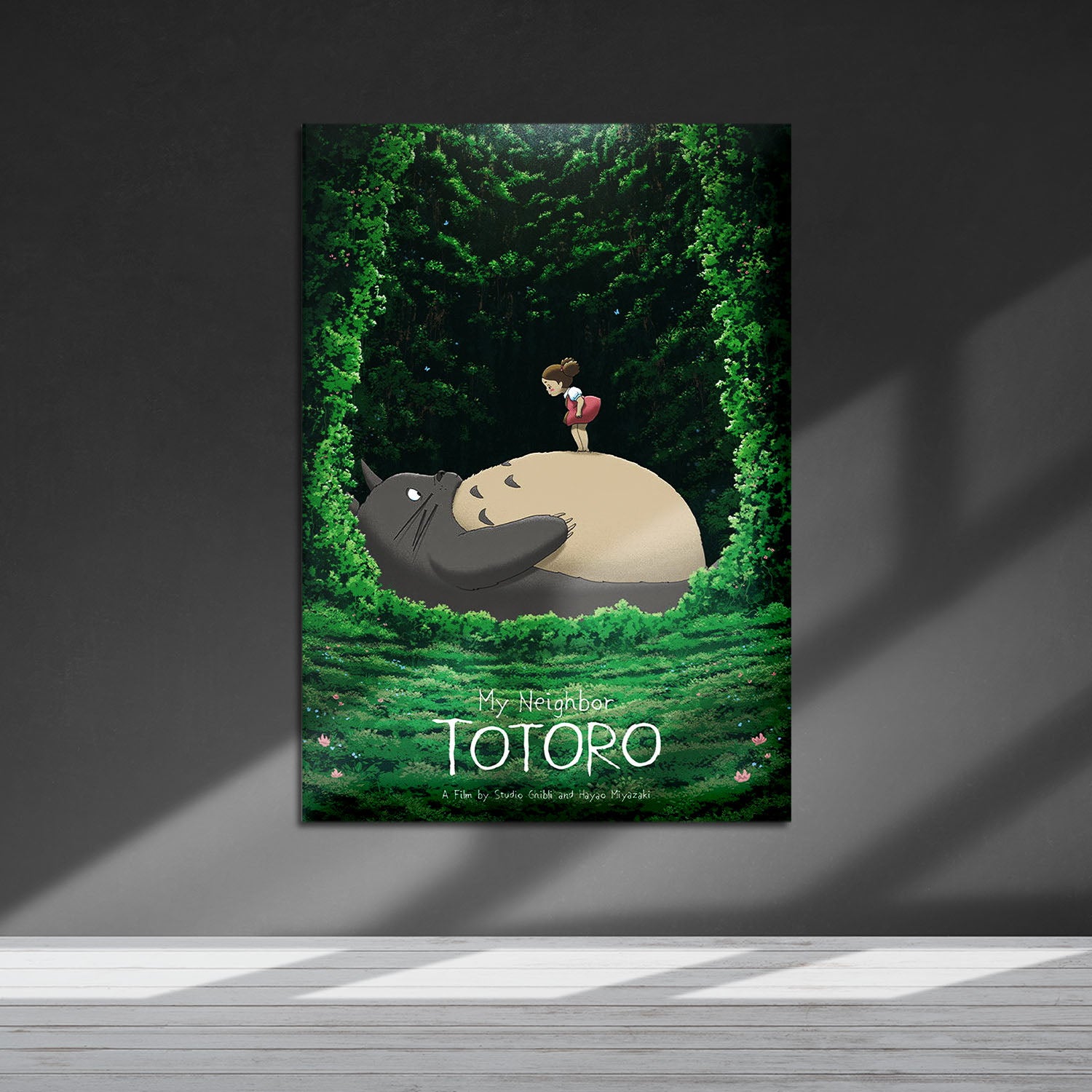 Flex Designs Metal Poster My Neighbor Totoro Theatrical 5 x 7" Home Goods - Movie 1988 Movie Metal Poster