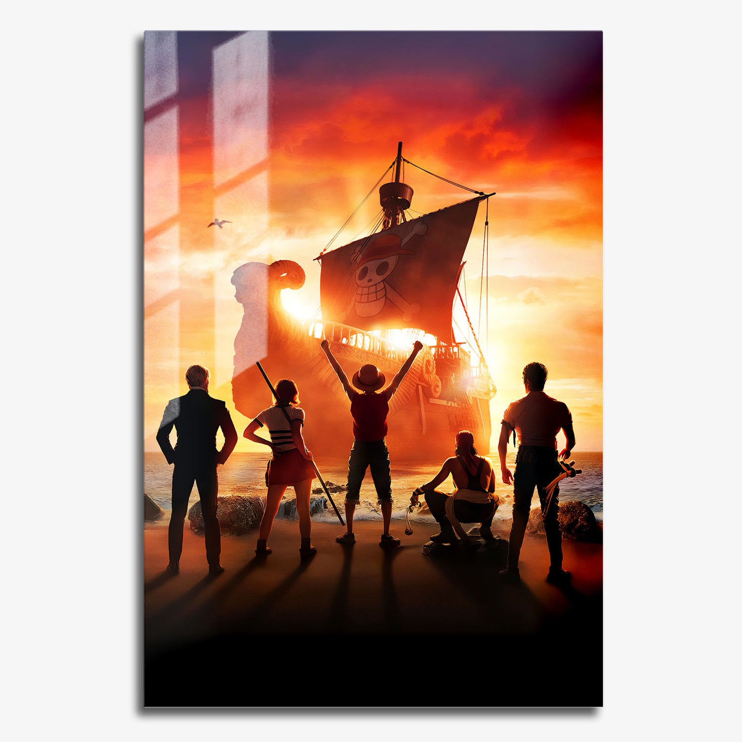Flex Designs Metal Poster One Piece Live Action Key Art 11 x 17" Home Goods - TV Show 2023 TV Show Metal Poster
