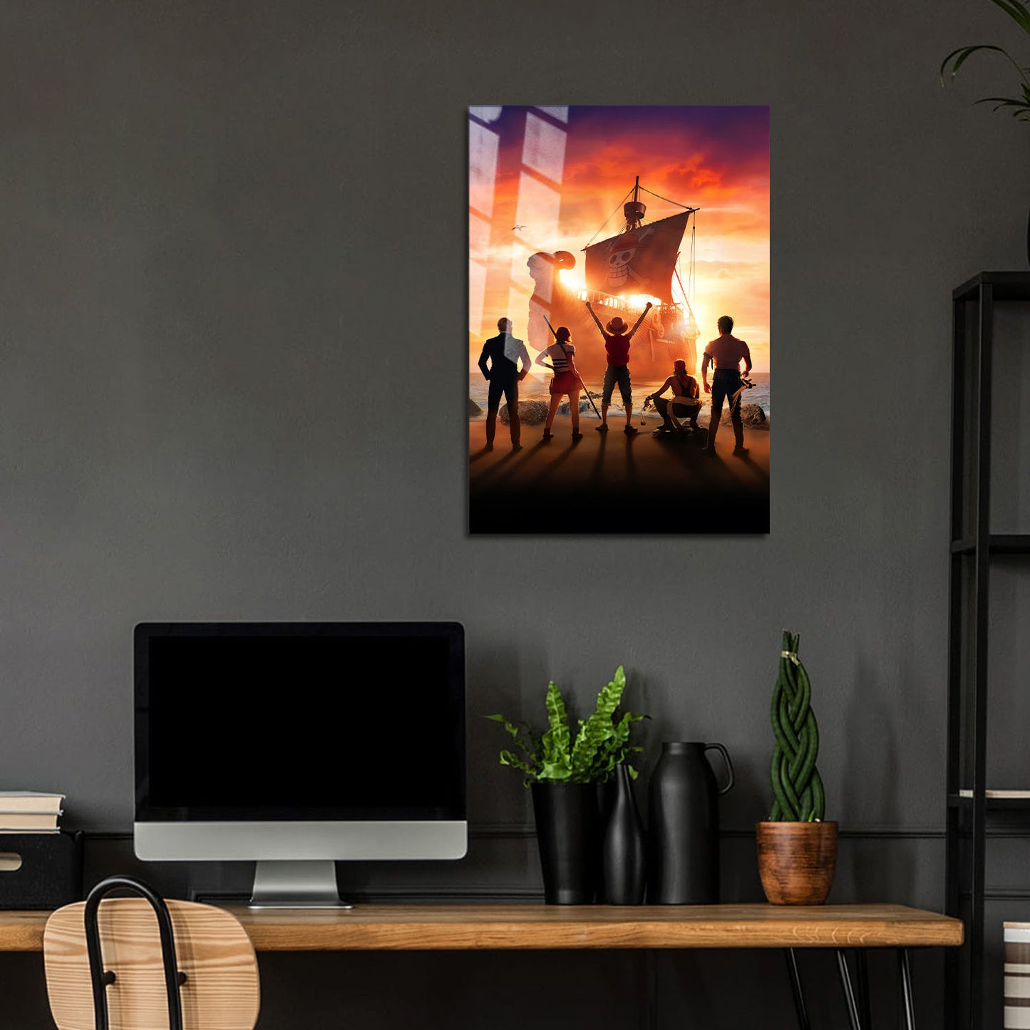Flex Designs Metal Poster One Piece Live Action Key Art 24 x 36" Home Goods - TV Show 2023 TV Show Metal Poster