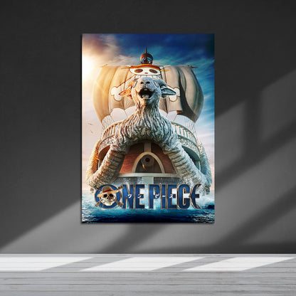 Flex Designs Metal Poster One Piece Live Action 5 x 7" Home Goods - TV Show 2023 TV Show Metal Poster