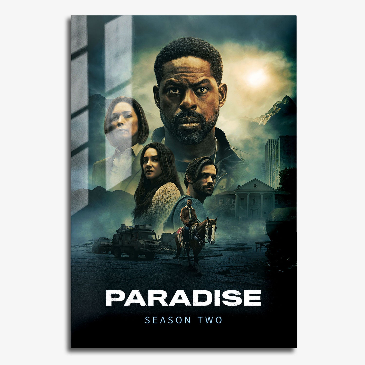 Flex Designs Metal Poster Paradise Season 2 11 x 17" Home Goods - TV Show 2025 TV Show Metal Poster