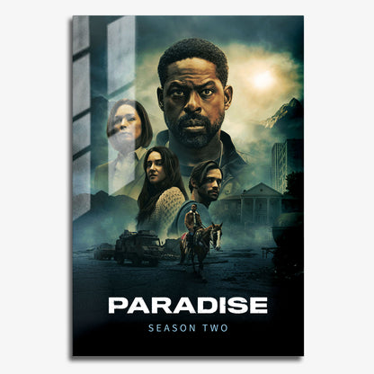 Flex Designs Metal Poster Paradise Season 2 11 x 17" Home Goods - TV Show 2025 TV Show Metal Poster
